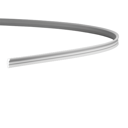 Corniche flexible en polyuréthane — 200 × 17 × 26 mm (réf. ARK-COR046)