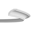 Corniche flexible en polyuréthane — 200 × 70 × 51 mm (réf. ARK-COR067)