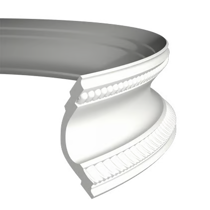 Corniche flexible en polyuréthane — 200 × 123 × 130 mm (réf. ARK-COR113)