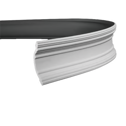Corniche flexible en polyuréthane — 200 × 120 × 119 mm (réf. ARK-COR112)