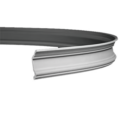 Corniche flexible en polyuréthane — 200 × 55 × 120 mm (réf. ARK-COR096)