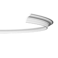 Corniche flexible en polyuréthane — 200 × 81 × 77 mm (réf. ARK-COR074)