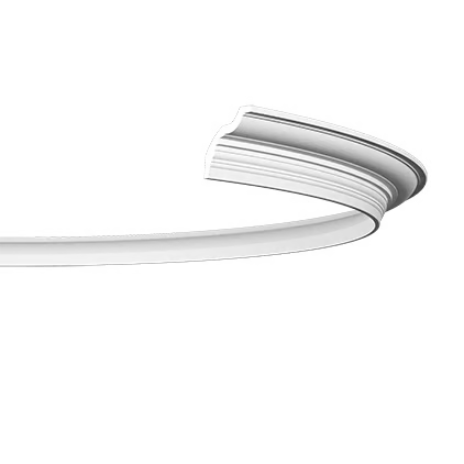 Corniche flexible en polyuréthane — 200 × 81 × 77 mm (réf. ARK-COR074)