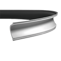 Corniche flexible en polyuréthane — 200 × 94 × 120 mm (réf. ARK-COR111)