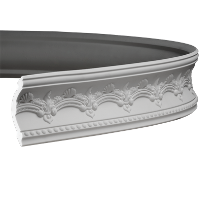 Corniche flexible en polyuréthane — 200 × 84 × 96 mm (réf. ARK-COR097)