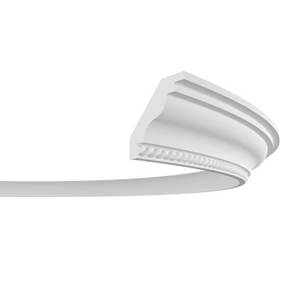 Corniche flexible en polyuréthane — 200 × 51 × 52 mm (réf. ARK-COR063)