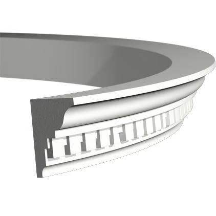 Corniche flexible en polyuréthane — 200 × 55 × 70 mm (réf. ARK-COR082)