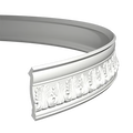 Corniche flexible en polyuréthane — 200 × 92 × 88 mm (réf. ARK-COR089)