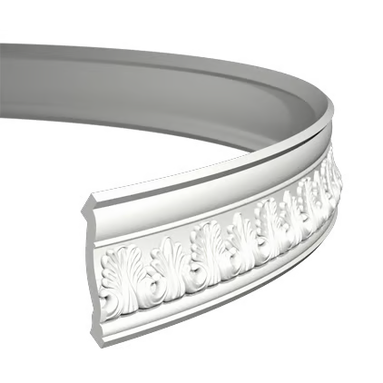 Corniche flexible en polyuréthane — 200 × 92 × 88 mm (réf. ARK-COR089)