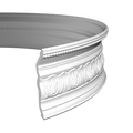 Corniche flexible en polyuréthane — 200 × 130 × 170 mm (réf. ARK-COR122)
