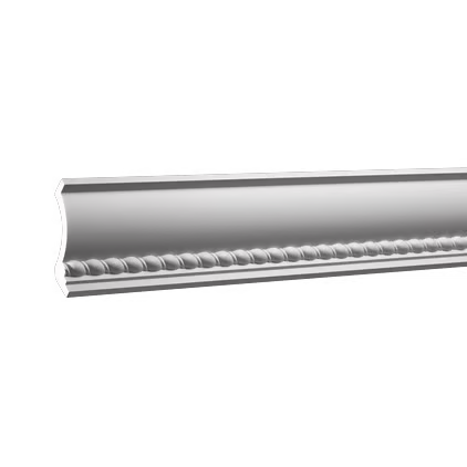 Corniche d'éclairage indirect LED en polyuréthane — 200 × 70 × 70 mm (réf. ARK-COR006)