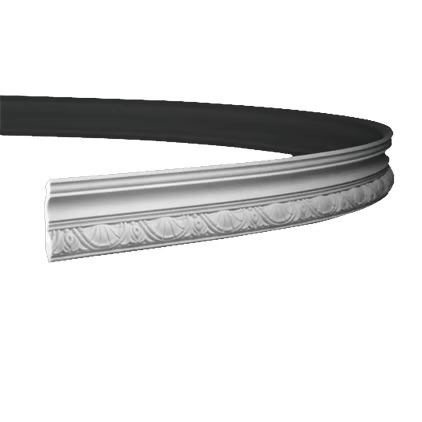Corniche flexible en polyuréthane — 200 × 55 × 70 mm (réf. ARK-COR062)