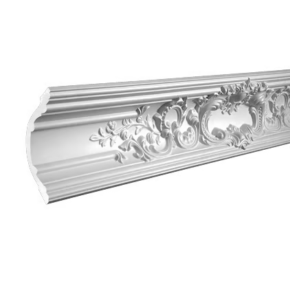 Corniche de plafond décorative en polyuréthane — 200 × 120 × 119 mm (réf. ARK-COR346)