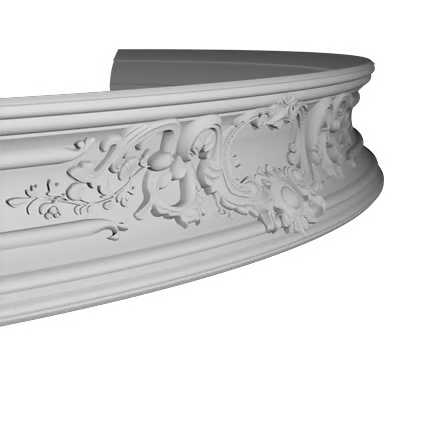 Corniche flexible en polyuréthane — 200 × 120 × 119 mm (réf. ARK-COR128)