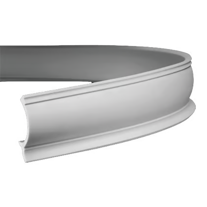 Corniche lumineuse souple pour éclairage LED — 198 × 102 × 101 mm (réf. ARK-COR140)