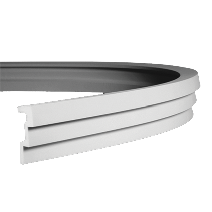 Corniche flexible en polyuréthane — 200 × 50 × 120 mm (réf. ARK-COR106)