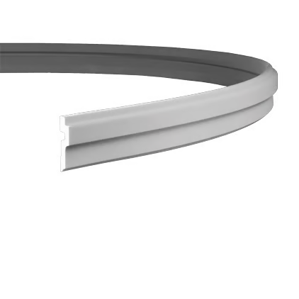 Corniche flexible en polyuréthane — 200 × 76 × 21 mm (réf. ARK-COR091)