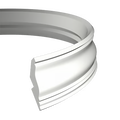 Corniche flexible en polyuréthane — 200 × 130 × 198 mm (réf. ARK-COR129)
