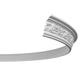 Corniche flexible en polyuréthane — 200 × 57 × 86 mm (réf. ARK-COR087)