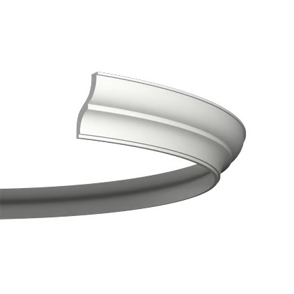 Corniche flexible en polyuréthane — 200 × 74 × 106 mm (réf. ARK-COR100)