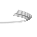 Corniche flexible en polyuréthane — 200 × 100 × 60 mm (réf. ARK-COR084)