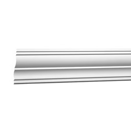 Corniche de plafond décorative en polyuréthane — 200 × 54 × 59 mm (réf. ARK-COR270)