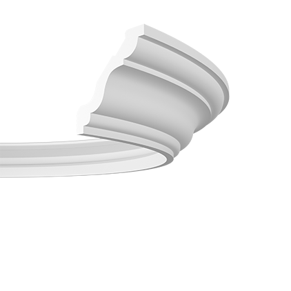 Corniche flexible en polyuréthane — 200 × 85 × 84 mm (réf. ARK-COR095)