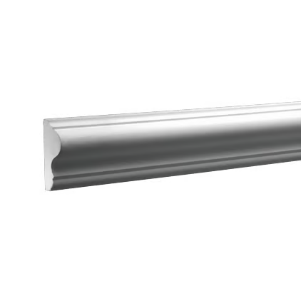 Moulure murale décorative en polyuréthane — 200 × 25 × 60 mm (réf. ARK-MOU019)