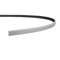 Moulure murale flexible en polyuréthane — 200 cm (réf. ARK-MOU043)