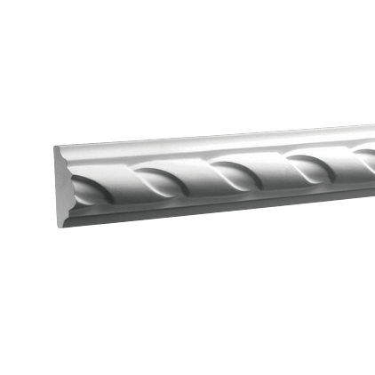 Moulure murale décorative en polyuréthane — 200 × 18 × 40 mm (réf. ARK-MOU133)