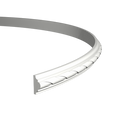 Moulure murale flexible en polyuréthane — 200 cm (réf. ARK-MOU034)