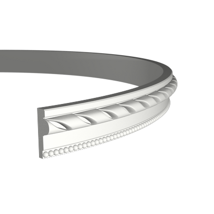 Moulure murale flexible en polyuréthane — 200 cm (réf. ARK-MOU053)