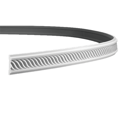 Moulure murale flexible en polyuréthane — 200 cm (réf. ARK-MOU040)