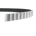 Moulure murale flexible en polyuréthane — 200 cm (réf. ARK-MOU061)