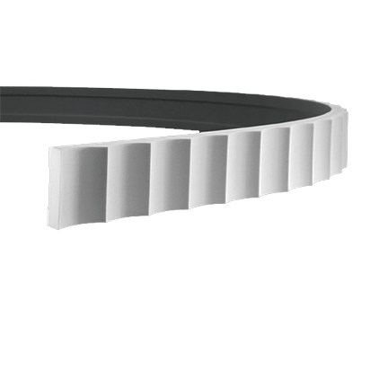 Moulure murale flexible en polyuréthane — 200 cm (réf. ARK-MOU061)