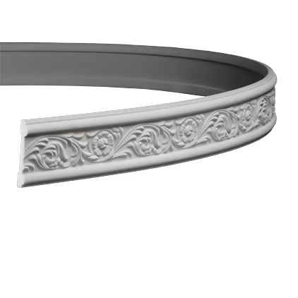 Moulure murale flexible en polyuréthane — 200 cm (réf. ARK-MOU050)