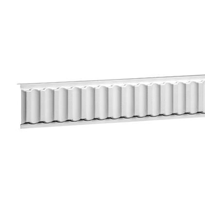 Moulure murale décorative en polyuréthane — 200 × 9 × 40 mm (réf. ARK-MOU125)