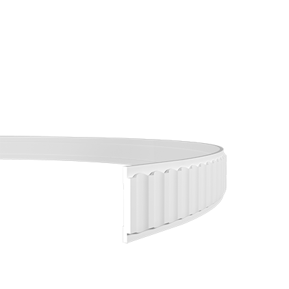 Moulure murale flexible en polyuréthane — 200 cm (réf. ARK-MOU027)