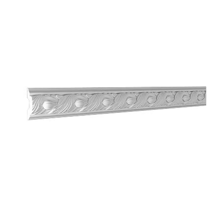 Moulure murale décorative en polyuréthane — 200 × 25 × 49 mm (réf. ARK-MOU148)