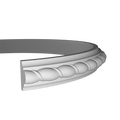 Moulure murale flexible en polyuréthane — 200 cm (réf. ARK-MOU033)
