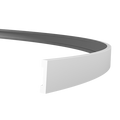 Moulure murale flexible en polyuréthane — 200 cm (réf. ARK-MOU037)