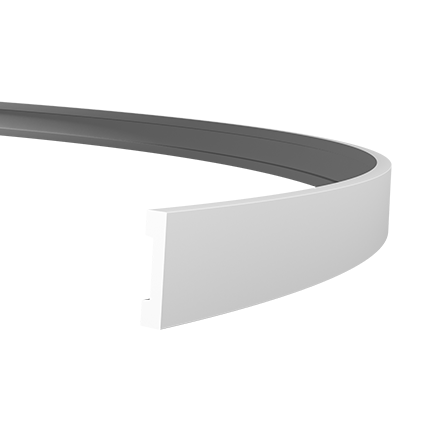 Moulure murale flexible en polyuréthane — 200 cm (réf. ARK-MOU037)