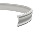 Moulure murale flexible en polyuréthane — 200 cm (réf. ARK-MOU063)
