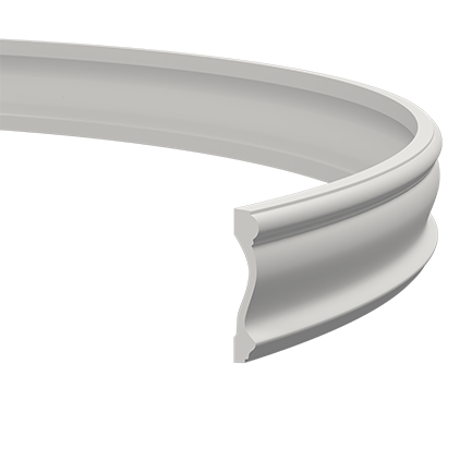 Moulure murale flexible en polyuréthane — 200 cm (réf. ARK-MOU063)