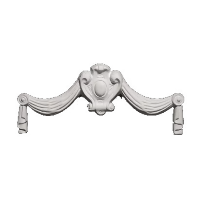 Contour de porte décoratif en polyuréthane (réf. ARK-CTR008)