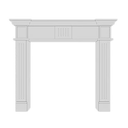 Cheminée décorative en polyuréthane (réf. ARK-CHE003)