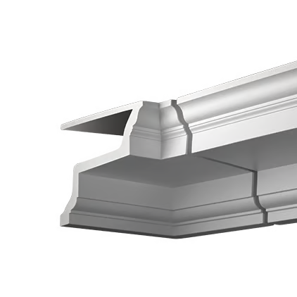 Angle pour corniche extérieure de façade en polyuréthane (réf. ARK-COR255)