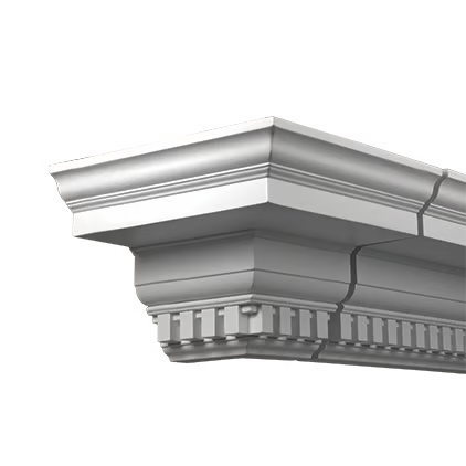 Angle pour corniche extérieure de façade en polyuréthane (réf. ARK-COR244)