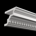 Corniche extérieure de façade en polyuréthane — 200 × 270 × 250 mm (réf. ARK-COR160)