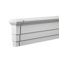 Arrêt pour corniche extérieure de façade en polyuréthane (réf. ARK-COR176)